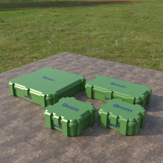 Filamelt Munitionsbox / 9x19mm Para / Luger / ‘Klappdeckel’ / Patronenbox, Ammo Box - 3D-Druck aus dem Westerwald