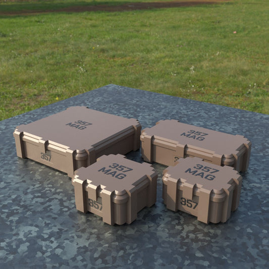 Filamelt Munitionsbox / .357 Magnum / ‘Klappdeckel’ / Patronenbox, Ammo Box - 3D-Druck aus dem Westerwald