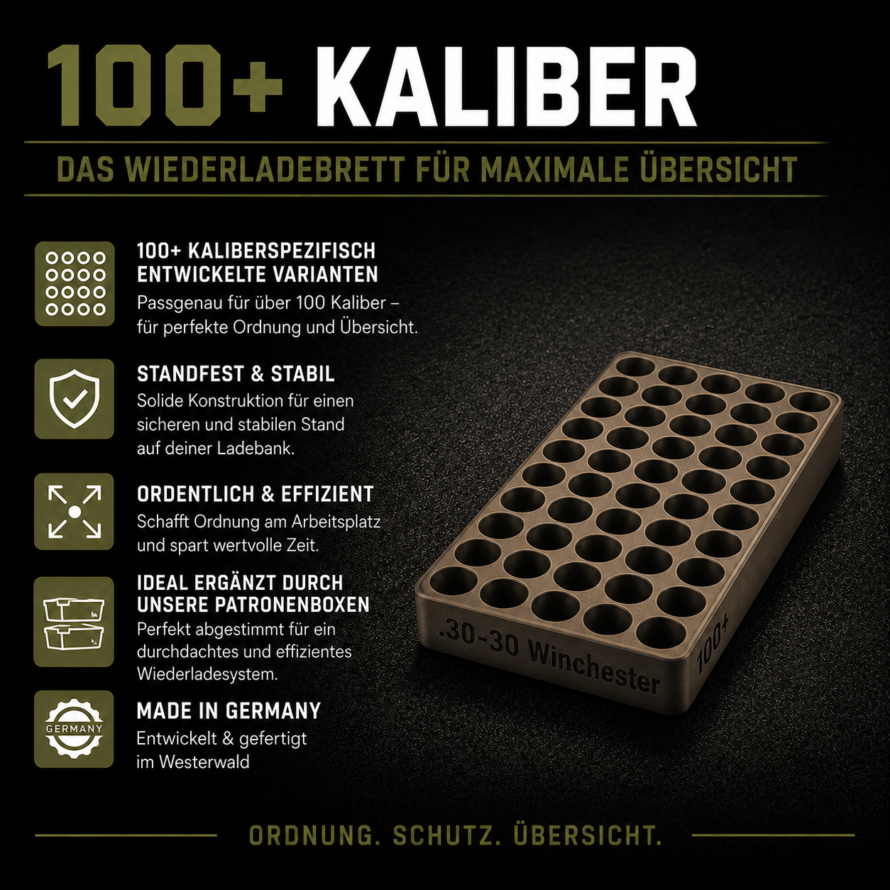 Filamelt - Premium Wiederladebrett .308 WIN