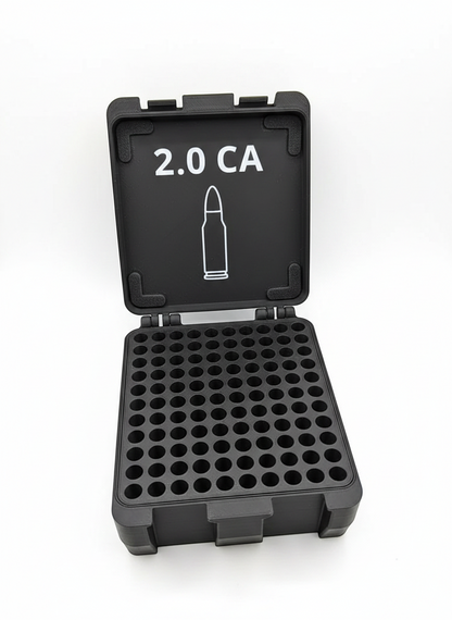 Filamelt Munitionsbox / 5.56x45mm NATO / 'Klappdeckel' / Patronenbox, Ammo Box - 3D-Druck aus dem Westerwald
