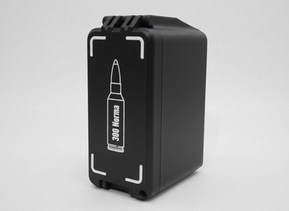 Filamelt Munitionsbox / 300 Norma Magnum / 'Klappdeckel' / Patronenbox, Ammo Box - 3D-Druck aus dem Westerwald