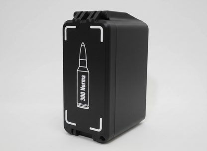 Filamelt Munitionsbox / 300 Norma Magnum / 'Klappdeckel' / Patronenbox, Ammo Box - 3D-Druck aus dem Westerwald