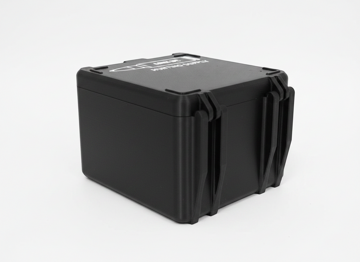 Filamelt Munitionsbox / 338 Lapua Magnum / 'Klappdeckel' / Patronenbox, Ammo Box - 3D-Druck aus dem Westerwald