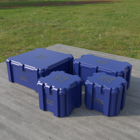 Filamelt Munitionsbox / .308 Winchester / ‘Klappdeckel’  / Patronenbox, Ammo Box - 3D-Druck aus dem Westerwald