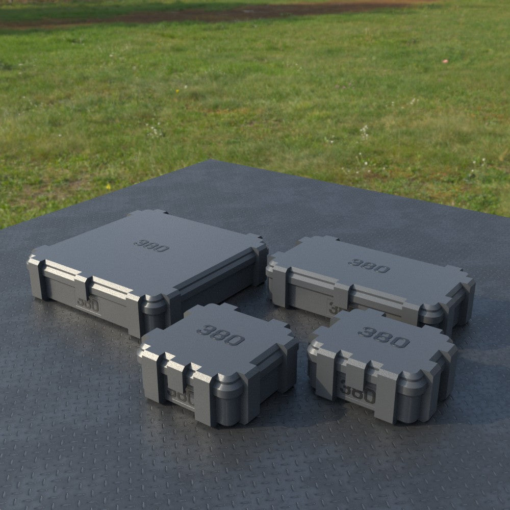 Filamelt Munitionsbox / .380 ACP / ‘Klappdeckel’  / Patronenbox, Ammo Box - 3D-Druck aus dem Westerwald