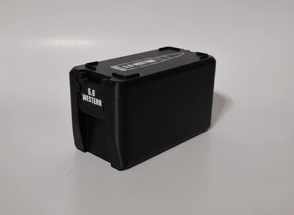 Filamelt Munitionsbox / 6.8 Western (Winchester/Browning) / 'Klappdeckel' / Patronenbox, Ammo Box - 3D-Druck aus dem Westerwald