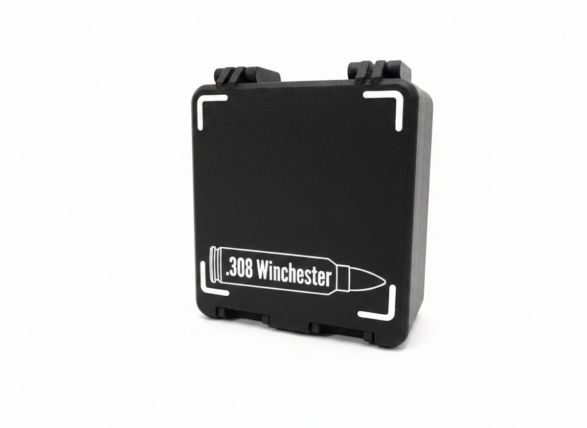 
Filamelt Munitionsbox / 7.62x51 NATO / 'Klappdeckel' / Patronenbox, Ammo Box - 3D-Druck aus dem Westerwald