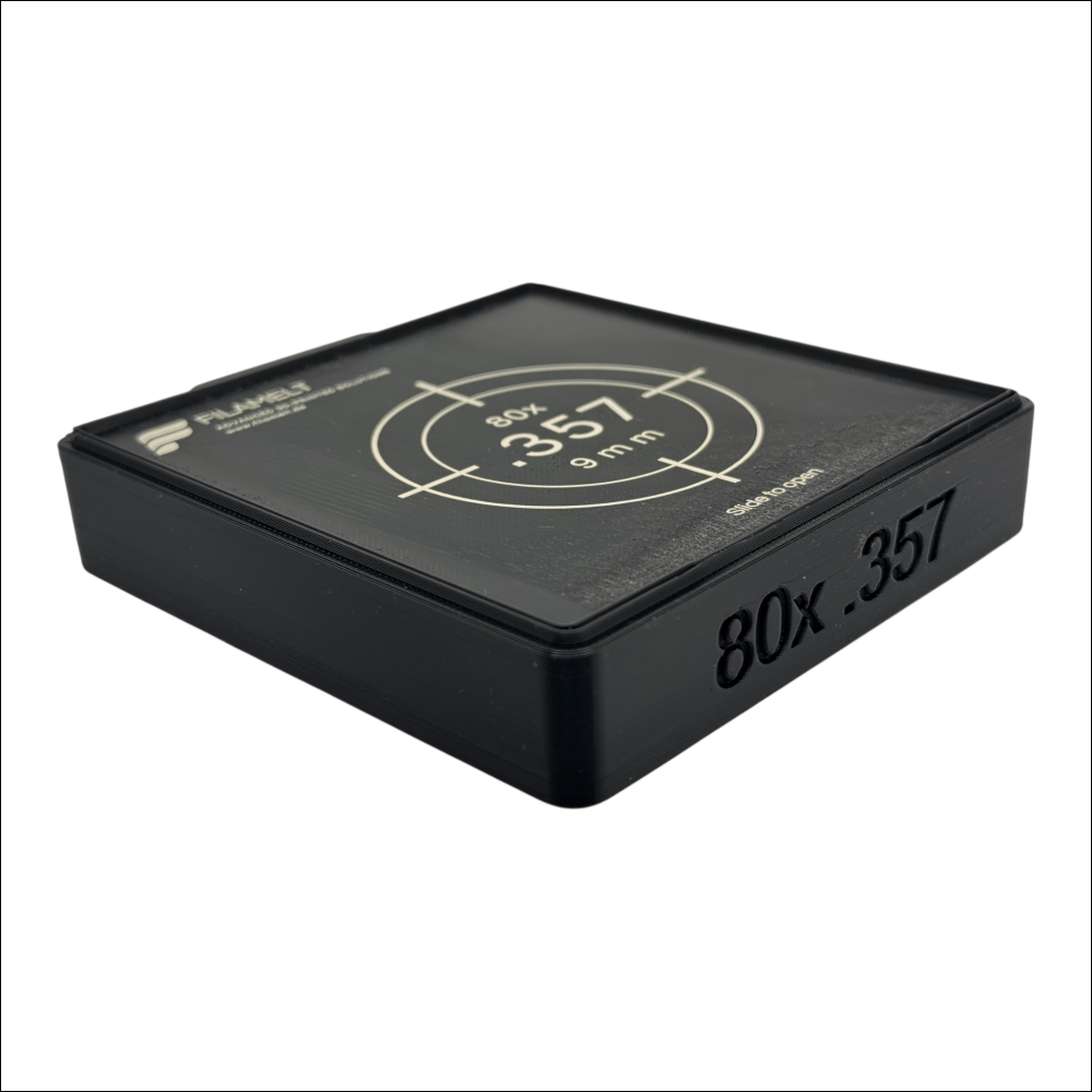 Diabolo-Box für 80x.357 / 9 mm – Praktisch stapelbar wiederverwendbar. Matchbox Schießsport-Zubehör