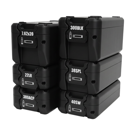 Filamelt Munitionsbox / 22 LR - .22 LFB / 'Klappdeckel' / Patronenbox, Ammo Box - 3D-Druck aus dem Westerwald