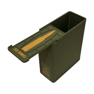 Munitionsbox „Modell Coconut“ für .50 BMG mit Schiebedeckel – Patronenbox, Ammo Box